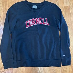 Champion crewneck with embroidered Cornell logo